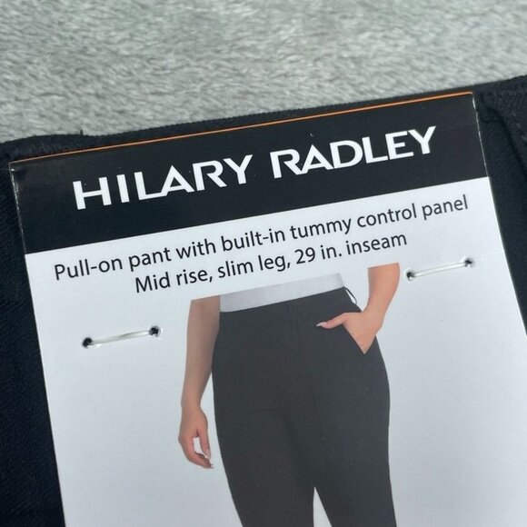 Hilary Radley Black Stretch Pants Size XXL Nylon Blend Slim Fit d0222 - Picture 8 of 10